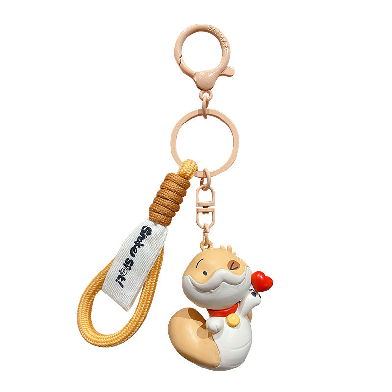 2025新款正版小狗蛇点点爱心蛇年吉祥物新年礼物春节送员工小礼品