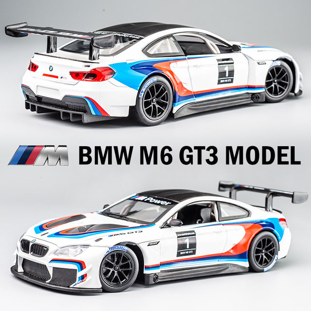 BMW M6 racing alloy simulation model car ornaments