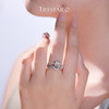 Tiff Star Diamond 18K Gold Cultured Diamond Ring One Carat