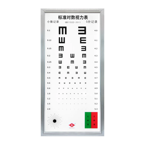 Медицинский стандарт логарифмический ультратонкий светодиодный показатель визуального измерителя световой короб