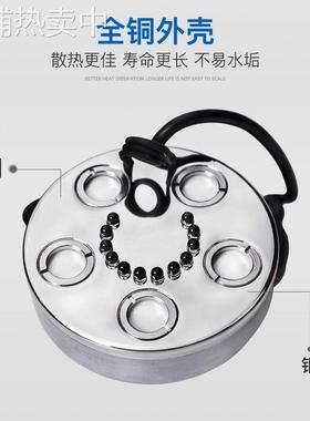 超声波雾化器造雾器圆形3头5头彩灯雾化头水池喷雾起雾雾化板出雾