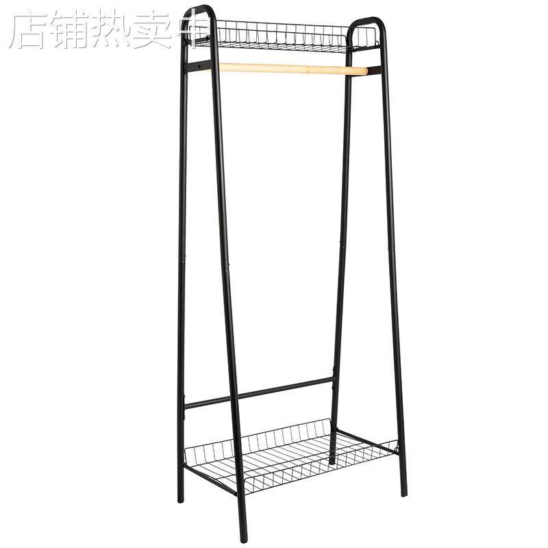厂家北欧风格落地金属挂衣架简易衣帽架家用单杆式收纳衣服架,淘宝优惠券,粉丝福利购,淘宝优惠卷