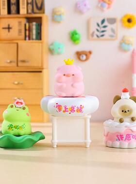 可爱萌宠转态满分盲盒创意萌趣解压潮玩桌面摆件节日礼物