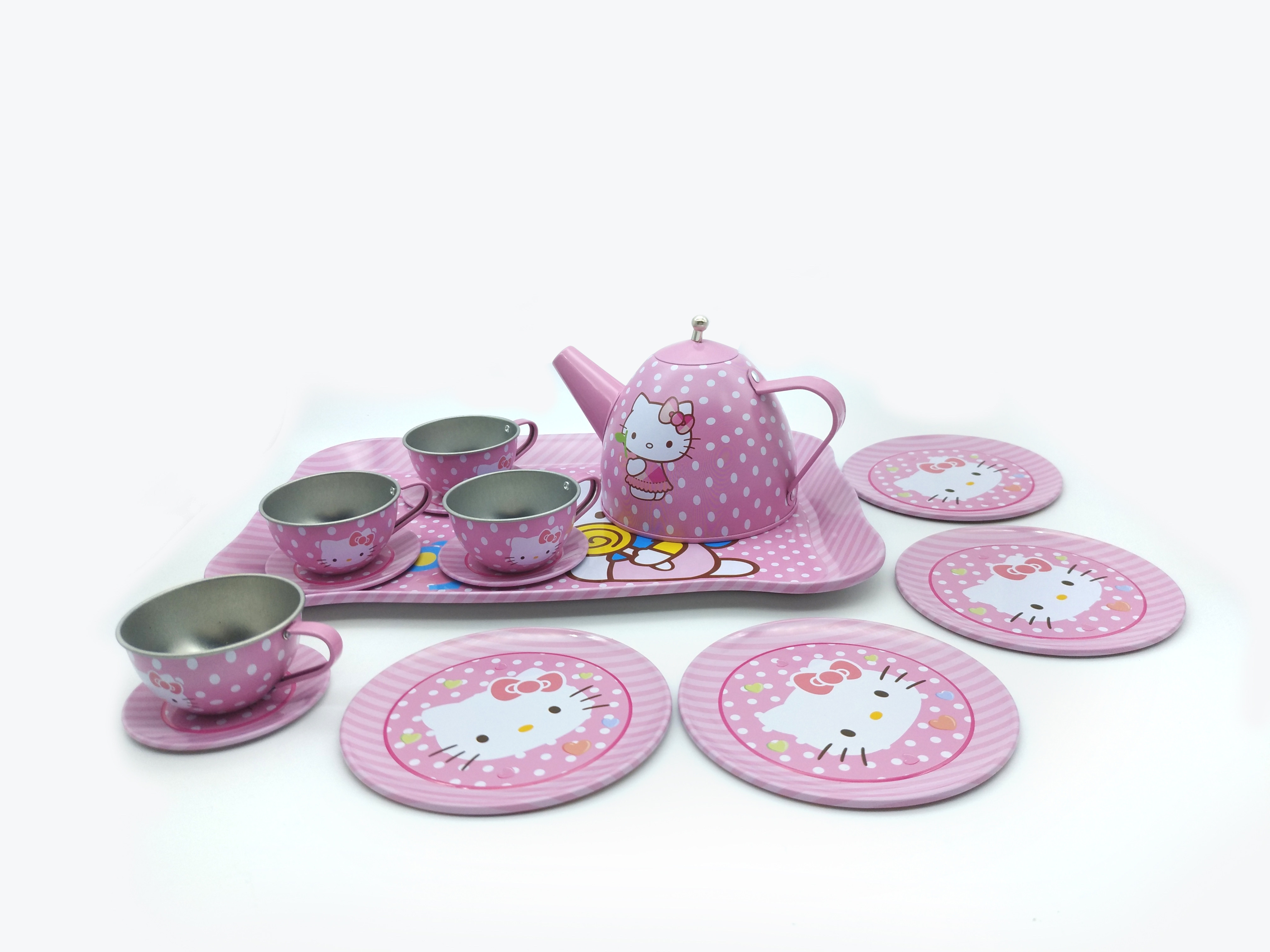 儿童过家家厨房组合玩具男女童小孩游戏下午茶马口铁仿真茶壶套装,淘宝优惠券,粉丝福利购,淘宝优惠卷