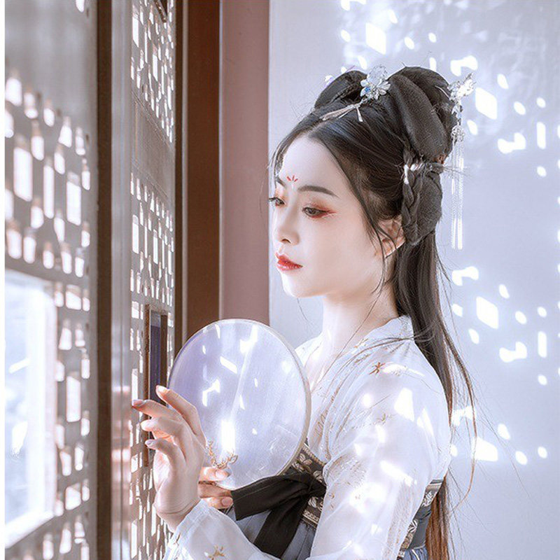 汉服女白菜价齐胸超仙中国风仙鹤 koax民族服装/舞台装