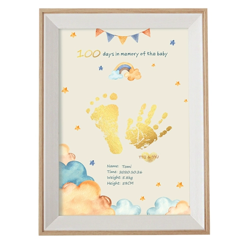 Оригинальные детские отпечатки рук и ног для новорожденных для младенца, сувенир, фоторамка, делается под заказ