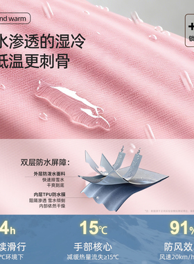东北防寒手套加绒保暖女士