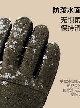 冬季骑行手套防寒男款