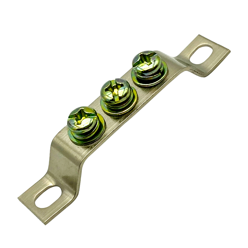 3孔零地排5/7/10孔地排2*15*20接地排接线端子排配电箱汇流排纯铜 - 图3