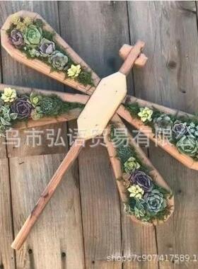 跨境动物多肉花园布置花盆园林微景观花园园林广场树脂工艺品盆栽