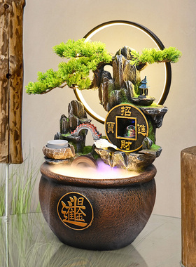 招财进宝风水轮桌面装饰品