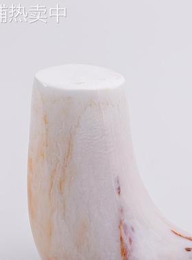 Darchin奶茶色流动肌理U型几何轻奢系列摆件 样板间售楼部陈设软