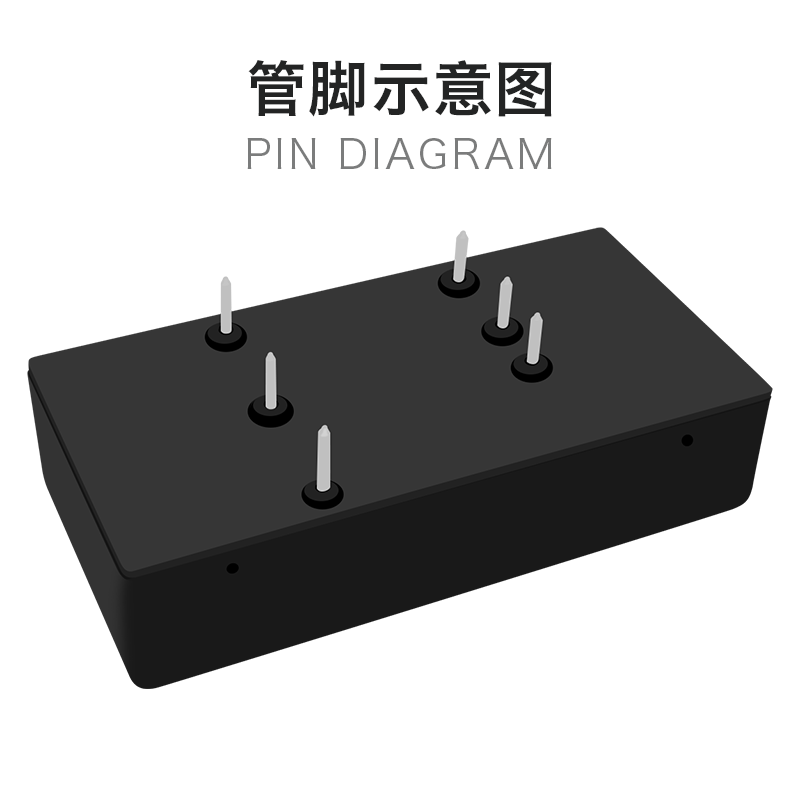 24V转5V20W电源模块 URB2405LD-20WR3 DC-DC直流稳压隔离开关电源 - 图2