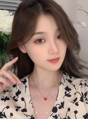 「白茶清欢」轻奢爱心项链！