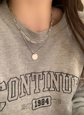 「伦敦假日」小众双层项链！