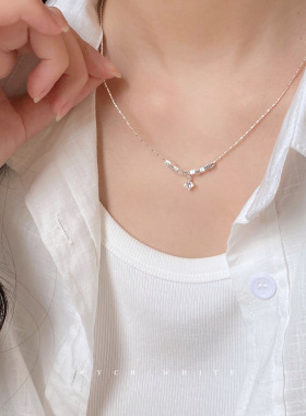 「灵动碎石」碎银子项链~