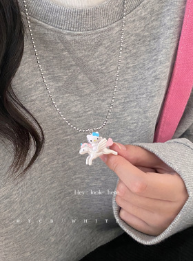 「旋转木马喵」日系可爱项链！