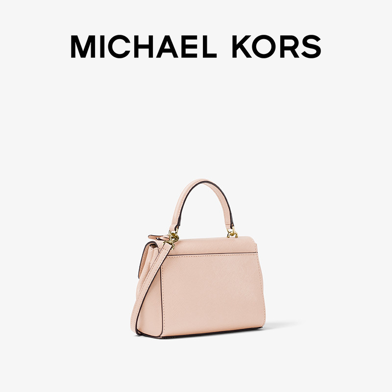 mk ava超小号皮质翻盖迷你手提包 MICHAEL KORS女士包袋