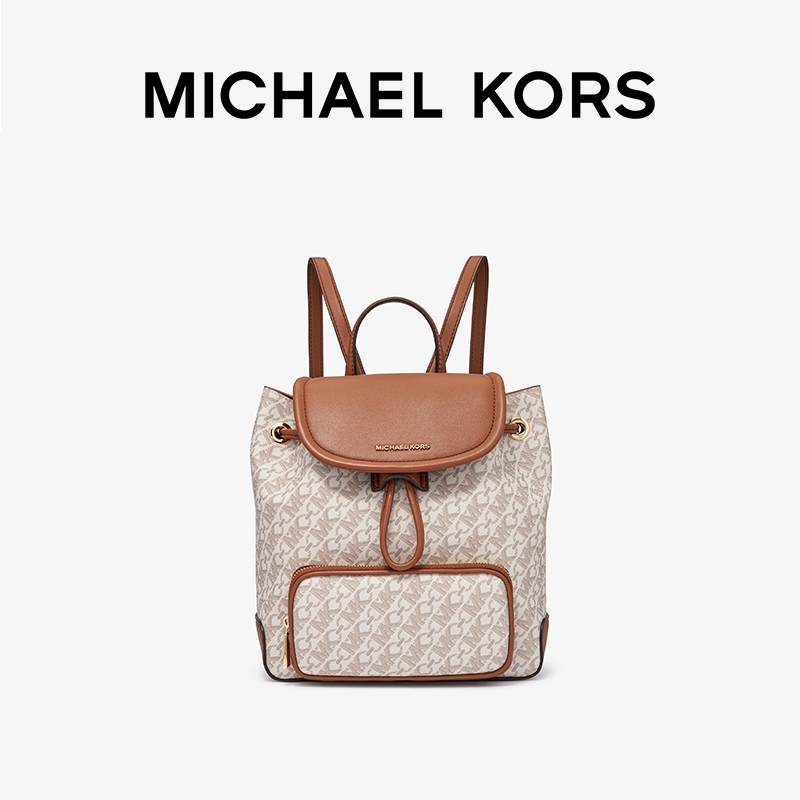 MICHAEL KORS MK Cara 女士小号 Empire 链条双肩包 - 图3