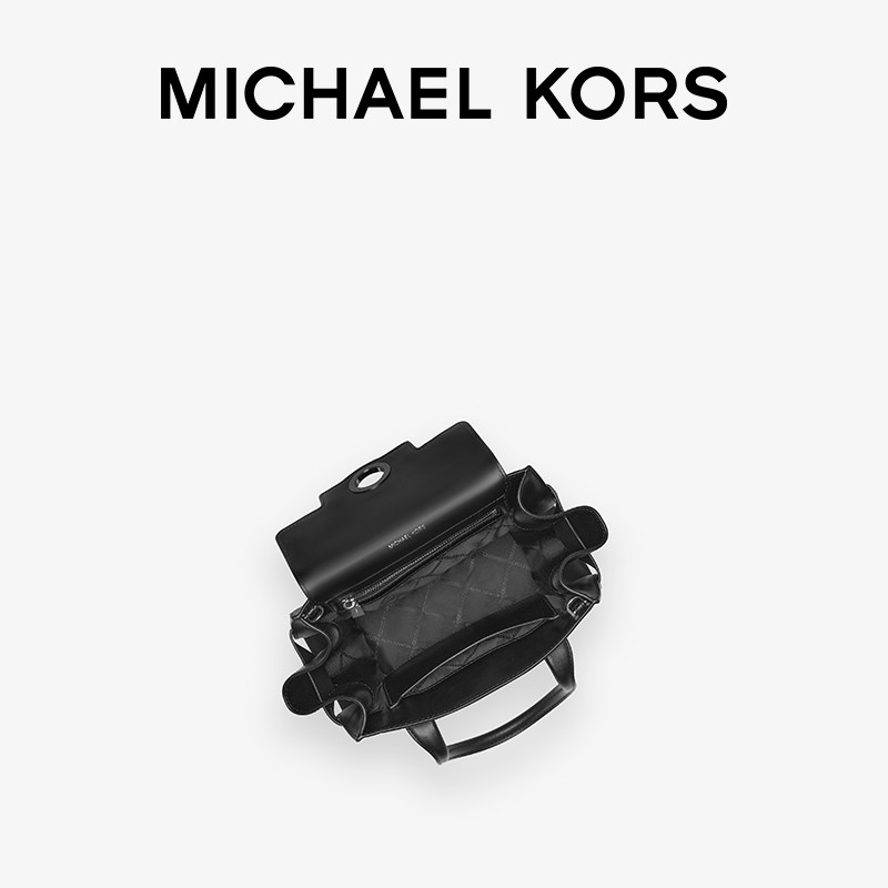 mk carmen小号老花链条手提斜挎包 MICHAEL KORS女士包袋