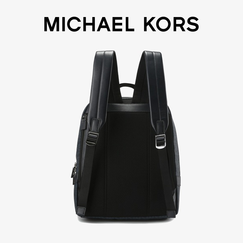 mk jet set mens老花涂鸦男双肩包 MICHAEL KORS双肩背包