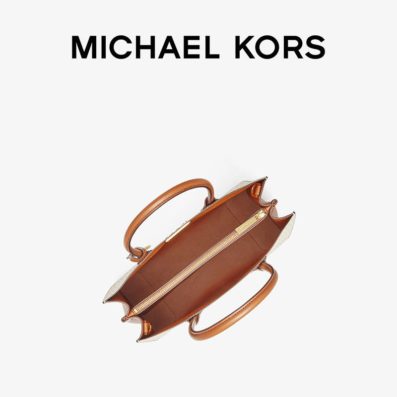 mk经典款mercer大号老花手提包 MICHAEL KORS女士包袋