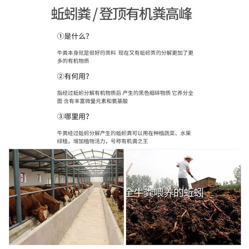 纯蚯蚓粪肥有机植物通用型肥兰花多肉种菜花卉家庭绿植营养土肥料 - 图3