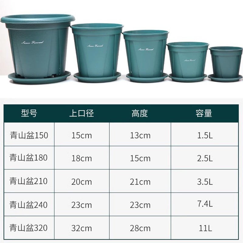 青山盆控根花盆塑料加仑国产三代大口径透气大号加厚树脂月季家用,淘宝优惠券,粉丝福利购,淘宝优惠卷