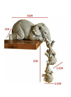 跨境新款居家大象树脂摆件迷你微景观设计花园装饰创意设计时尚