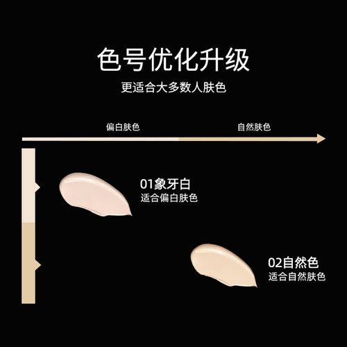 卡特莲磁扣气垫服帖抗暗沉持色CC霜精华润妆雾面无瑕滋养遮瑕 - 图1