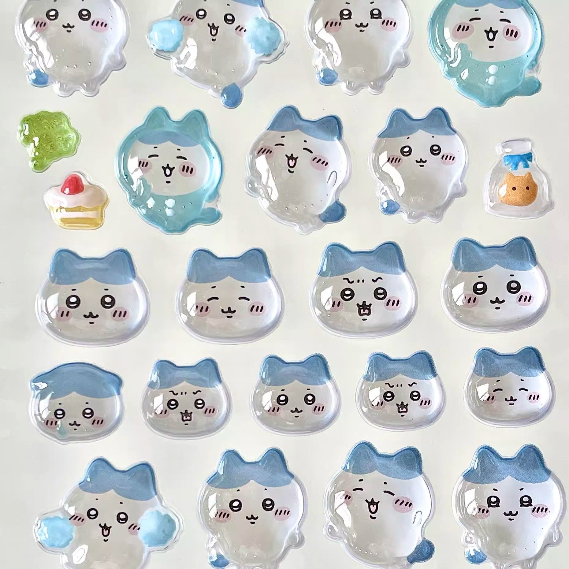 吉伊卡哇新款3D立体浮雕水晶贴纸可爱乌萨奇飞鼠古本小八贴纸可爱卡通水晶贴生日礼物奖励贴手机壳平板装饰贴,淘宝优惠券,粉丝福利购,淘宝优惠卷