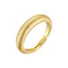 Retro style gold brushed open ring, simple and must-have style, light luxury ring, adjustable index finger ring