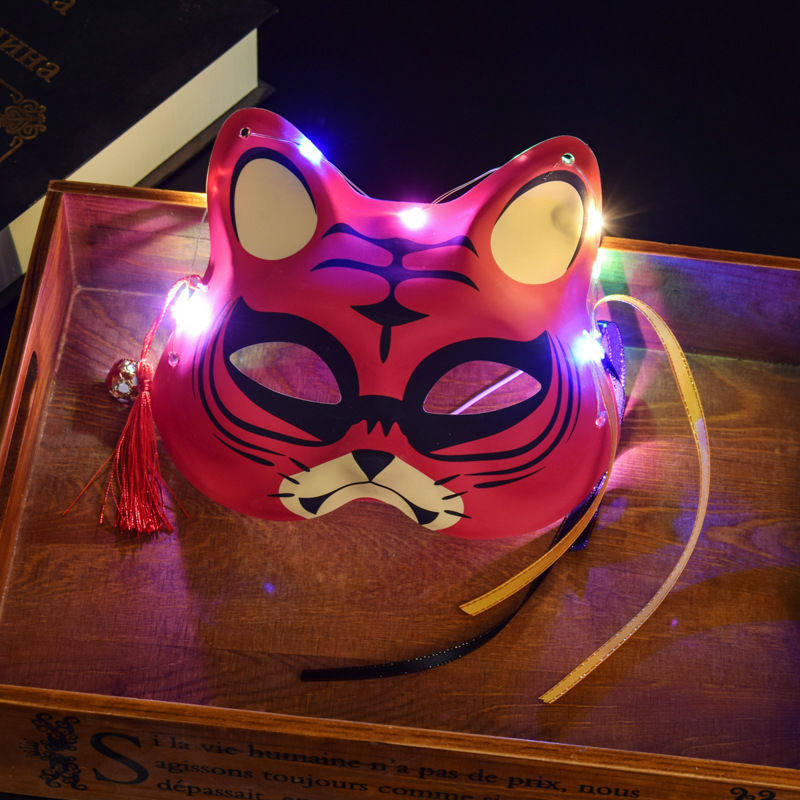 diy虎头面具小老虎头饰手工制作头套儿童男孩虎年元宵节表演道具