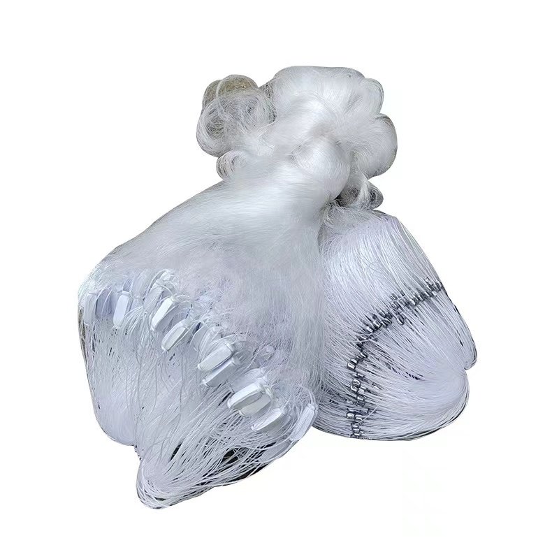 胶丝钢鲫鱼桂鱼网三层沉网100米长加强丝白丝粘网小套网1米3米高,淘宝优惠券,粉丝福利购,淘宝优惠卷