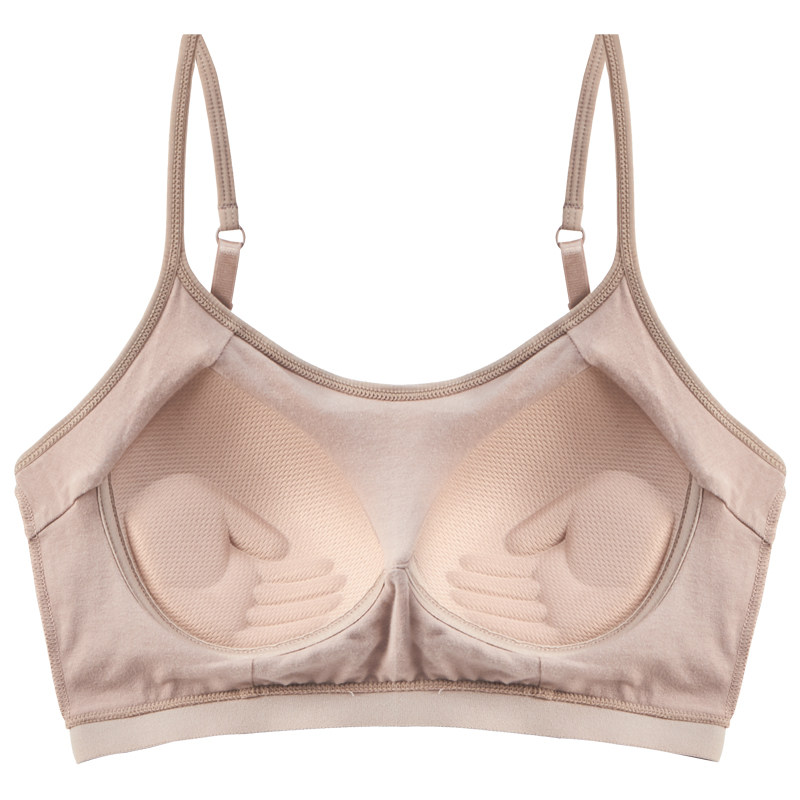 少女无钢圈抹胸式运动防震聚拢胸罩 hdvip文胸