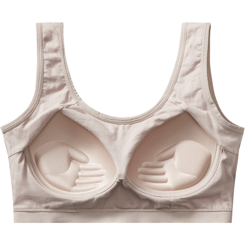 一体式固定打底背心女带胸垫抹胸 hdvip吊带/背心/T恤