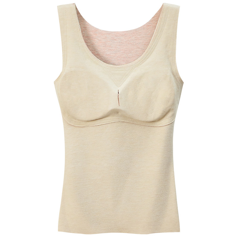 蚕丝加绒保暖吊带德绒发热带马甲 hdvip吊带/背心/T恤