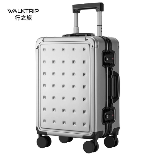 Металлический чемодан для путешествий, металлическая коробка подходит для мужчин и женщин, алюминиево-магниевый сплав, 20 дюймов