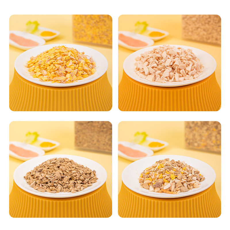 冻干猫零食鸡肉粒鸡胸肉鹌鹑蛋黄小鱼干增肥营养发腮条猫粮猫咪桶,淘宝优惠券,粉丝福利购,淘宝优惠卷