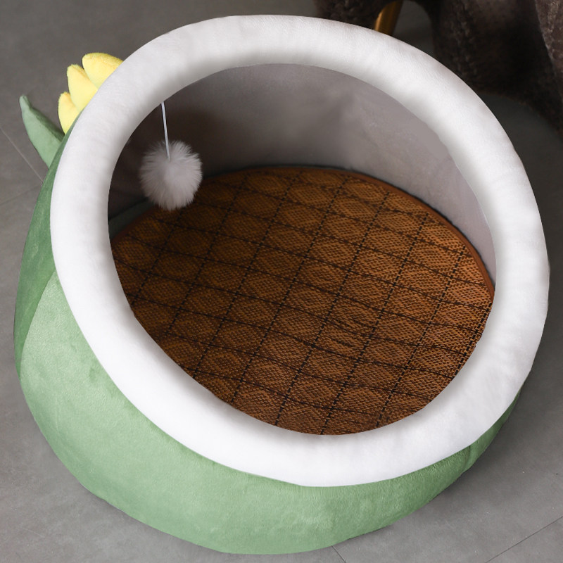 速发猫季四式通用冬窝保暖猫咪用品半封闭季猫屋睡觉的床垫子狗窝,淘宝优惠券,粉丝福利购,淘宝优惠卷