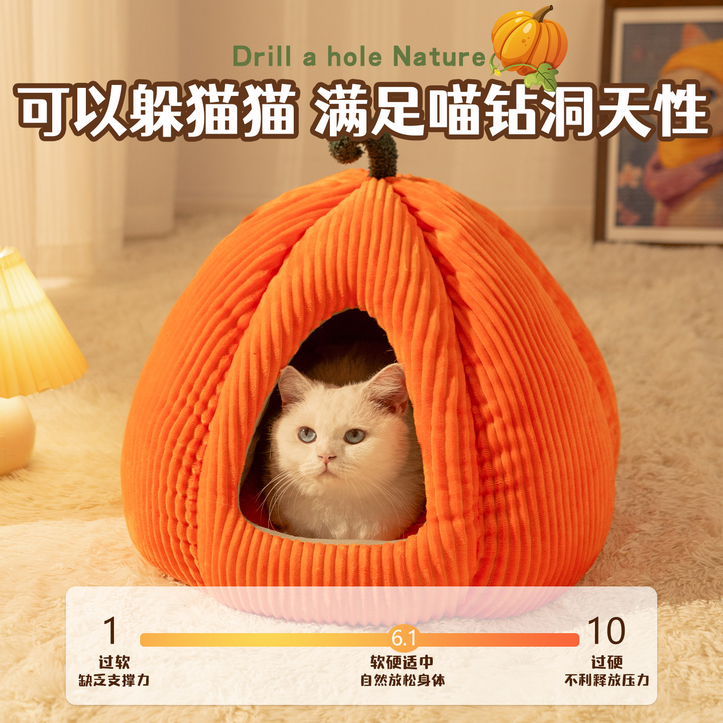 猫窝四季通用加厚封闭式猫咪睡窝安全感冬日狗窝冬季保暖睡觉用品,淘宝优惠券,粉丝福利购,淘宝优惠卷