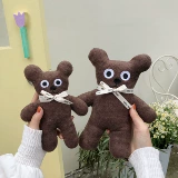 Оригинальная небольшая дизайнерская милая успокаивающая кукла, галстук-бабочка, с медвежатами, подарок на день рождения