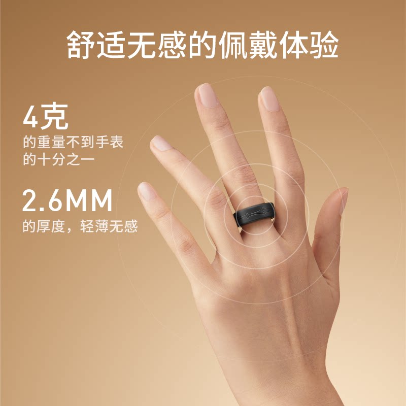 All-day blood sugar trend analysis smart ring