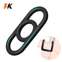 Skateboard Shaped Silicone Lock Fine Rings Triple Holes Rings Egg Testicles Bondage Defense for men with root ringer