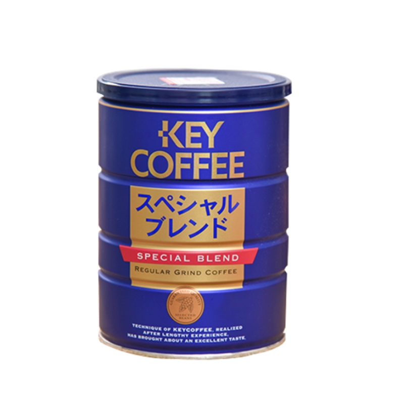 日本进口key coffee综合罐装滴漏咖啡粉香醇浓郁美式纯黑咖啡粉 - 图3