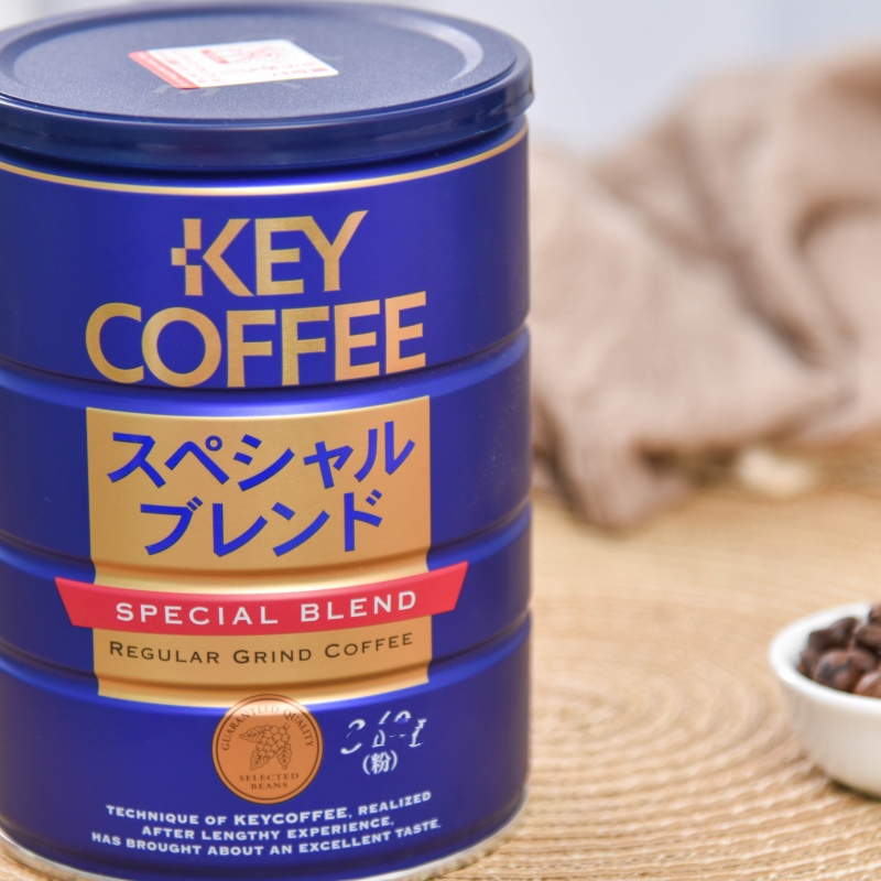 日本进口key coffee综合罐装滴漏咖啡粉香醇浓郁美式纯黑咖啡粉 - 图2