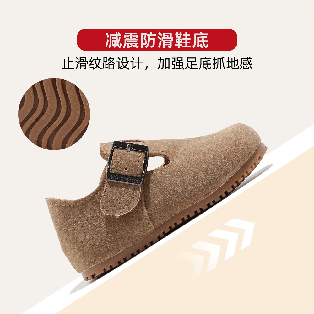 女童鞋子2025春夏新款勃肯鞋小童皮鞋女宝单鞋豆豆鞋女宝宝公主鞋,淘宝优惠券,粉丝福利购,淘宝优惠卷