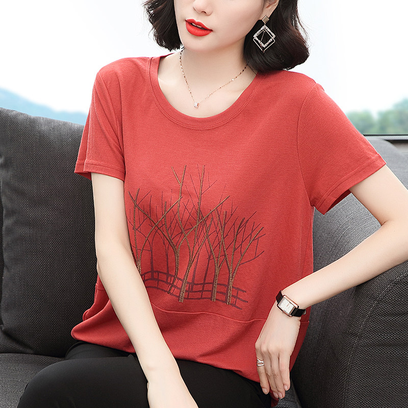 2020夏装新款中老年妈妈女装t恤 歌思尚T恤