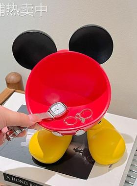 耳朵摆件玄关钥匙收纳大耳朵升级加大容量入户轻奢高档装饰置物架