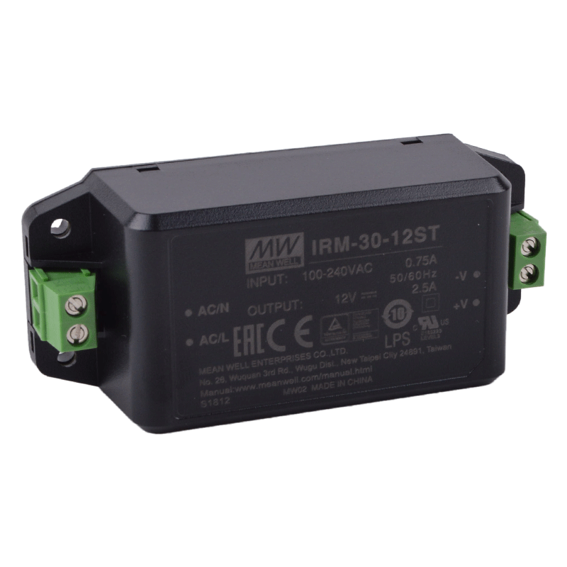 IRM-30-12ST台湾明纬30W开关电源12V2.5A端子接线AC-DC模块电源 - 图3